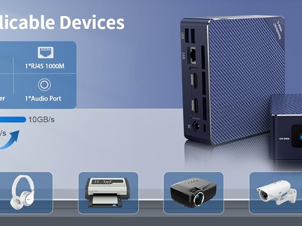 Beelink Mini S12 Mini PC, Intel 12. generacji N100 (4C/4T