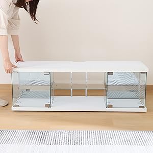 Amazon.co.jp: 不二貿易 テレビ台 ローボード 幅110×奥行300×高