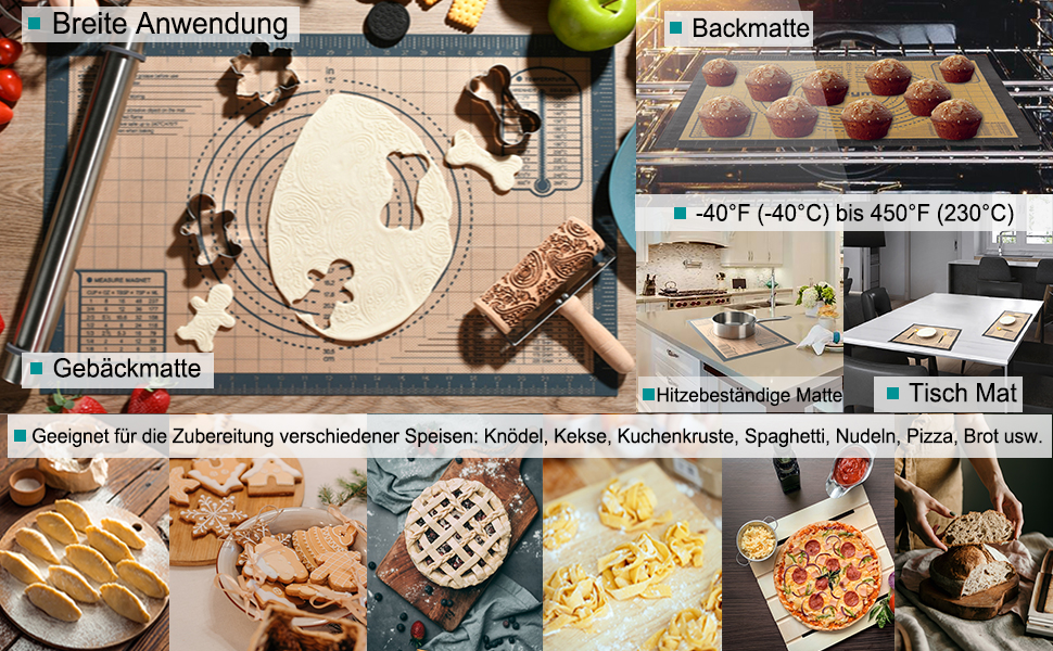 silikon unterlagebacken