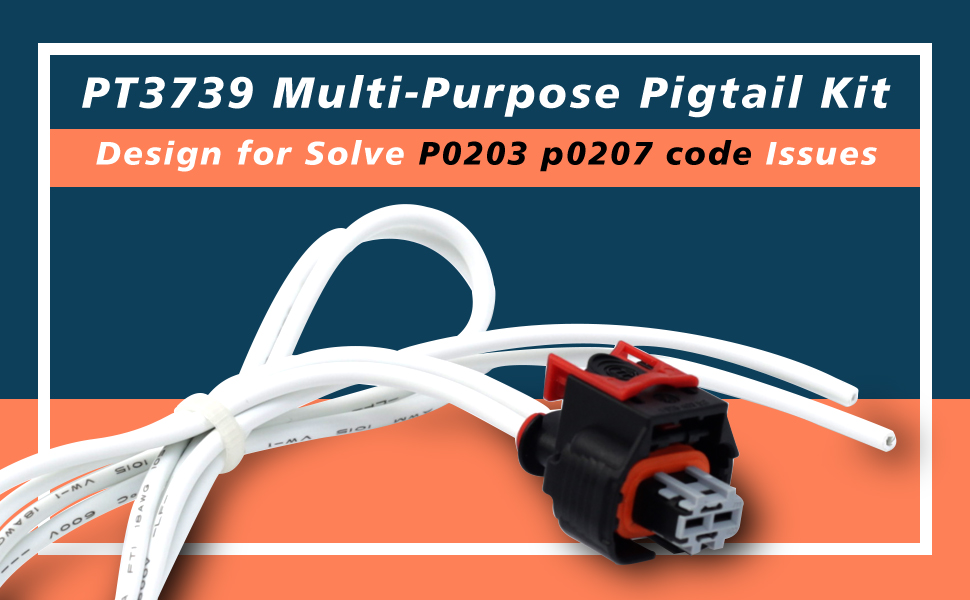 PT3739 Injector Pigtail Connector Replacement for Duramax