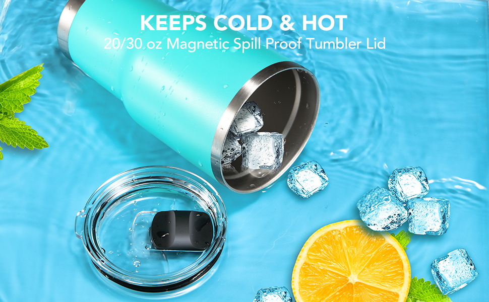 20 oz Tumbler Lid, Replacement Lids Compatible for YETI 20