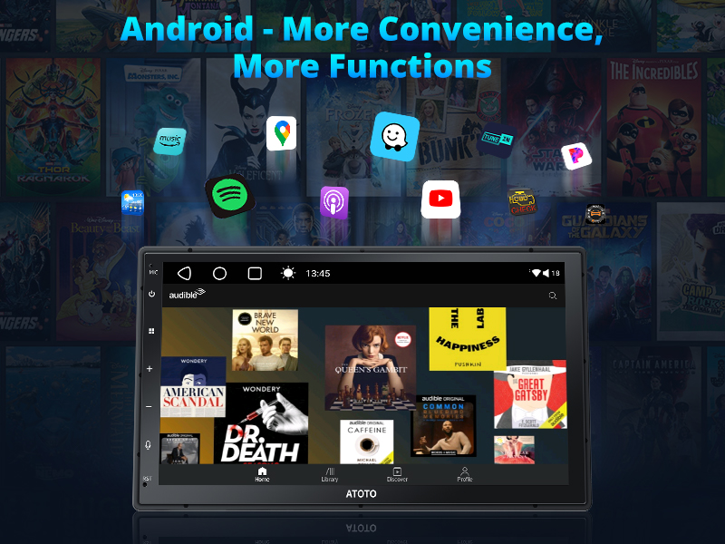 Android head unit, android unit car stereo