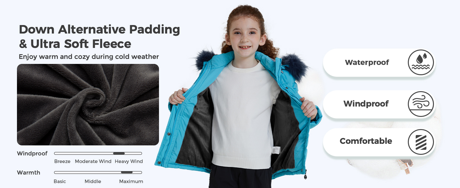 Girls' Puffer Jacket