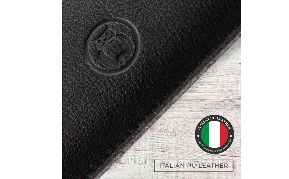 Slim PU Leather Laptop Sleeve 13 Inch Professional Looking MacBook Air Sleeve