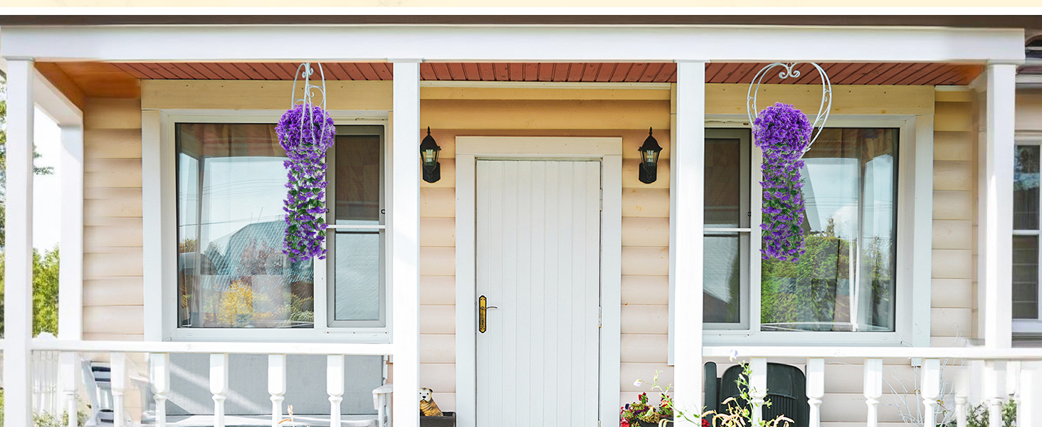 Der Rose 2 Packs Fake Hanging Plants Art... 19 Fake Plants