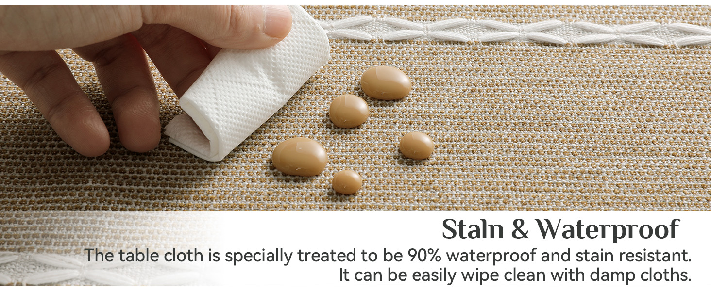 linen tablecloth