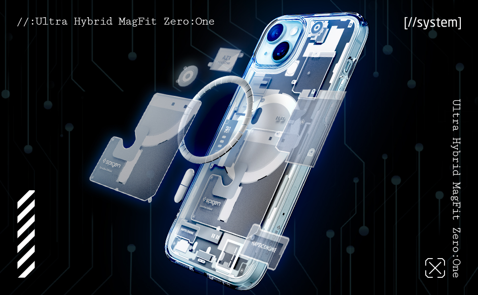 iPhone 15 (2023) Ultra Hybrid MagFit Zero One Branco