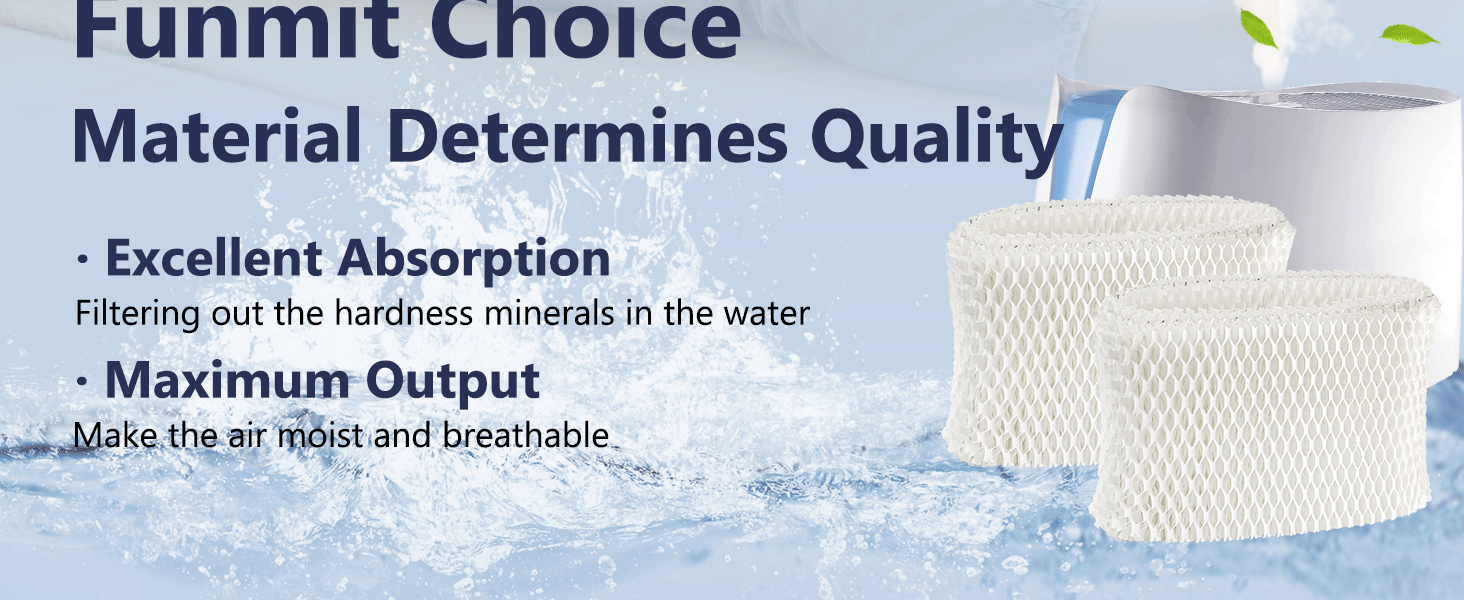 WF2 Humidifier Filter Replacement for Vicks Kaz Humidifier