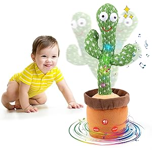 Juguete de cactus parlante con pinchos de cactus parlante para niños