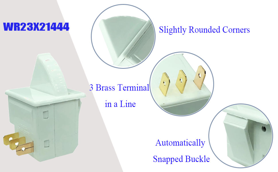 Kenmore refrigerator door light switch