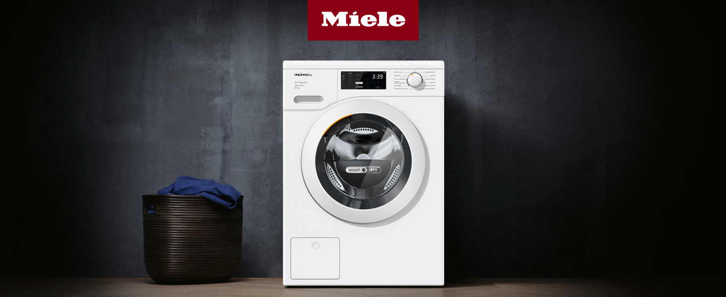 Miele WTD163 8 Kilogram Washer Dryer Freestanding, FrontLoading