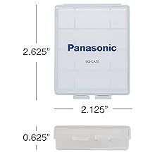 Panasonic eneloop battery case dimensions