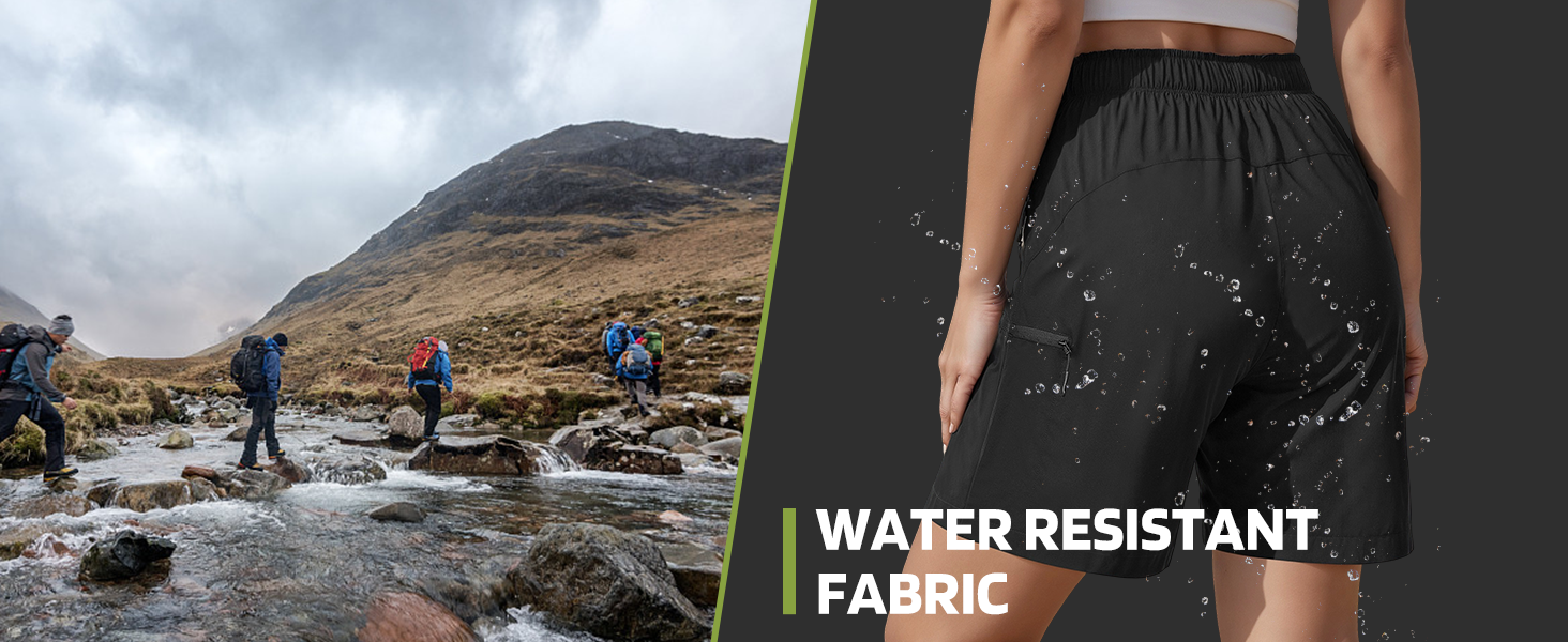 Women&amp;#39;s Hiking Cargo Shorts Lightweight Athletic Shorts