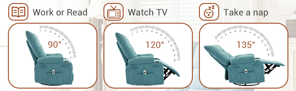 Swivel Rocker Recliner Chair