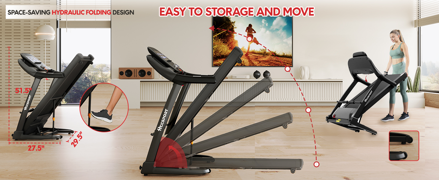 foldable auto incline treadmill