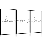 3Pcs Farmhouse Home Wall Art Home Sweet Home Canvas Paintings Rustic Wall Decor Family Sweet Quot...