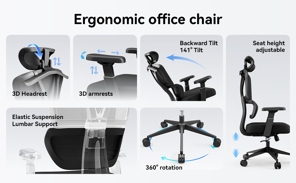 best lumbar support office chairs