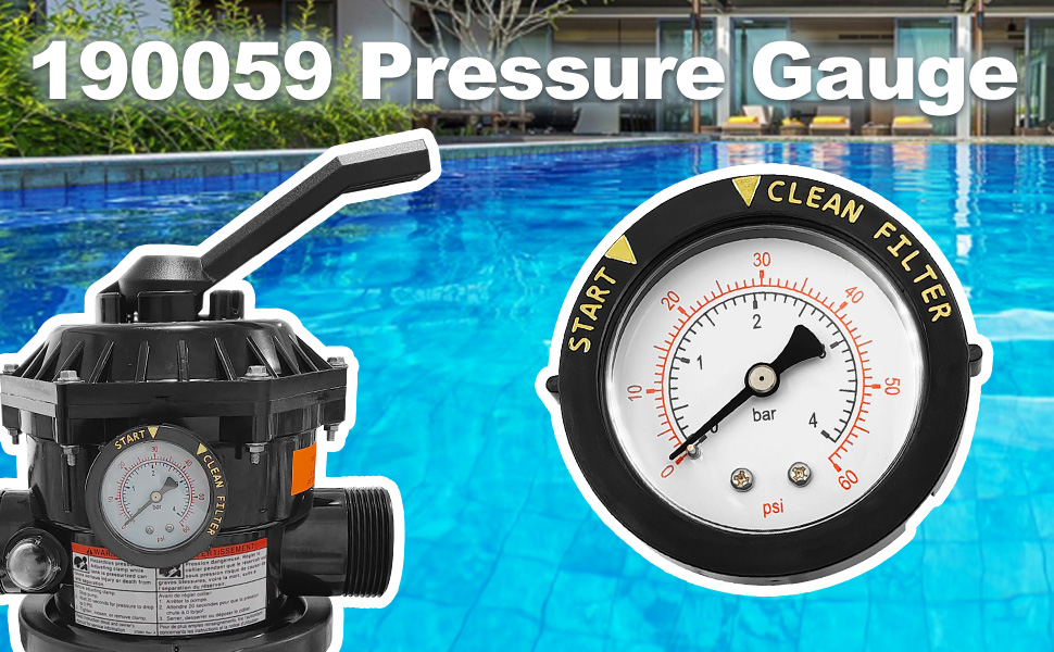 ♡m②♡ Pentair OEM Pressure Gauge with Indicator | 190059 | 190059Z