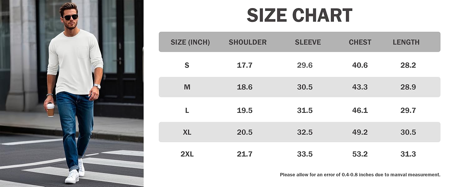 long sleeve shirts for men