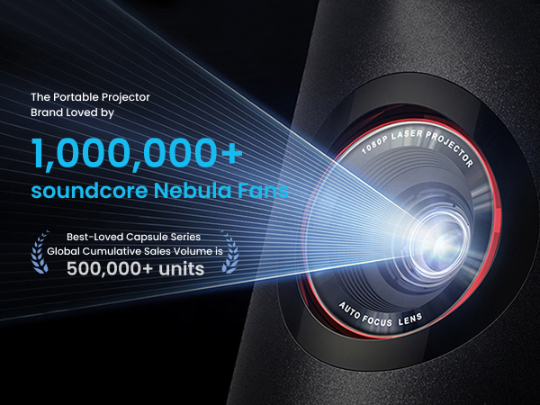 Amazon.com: NEBULA Capsule 3 GTV Outdoor Projector, Netflix