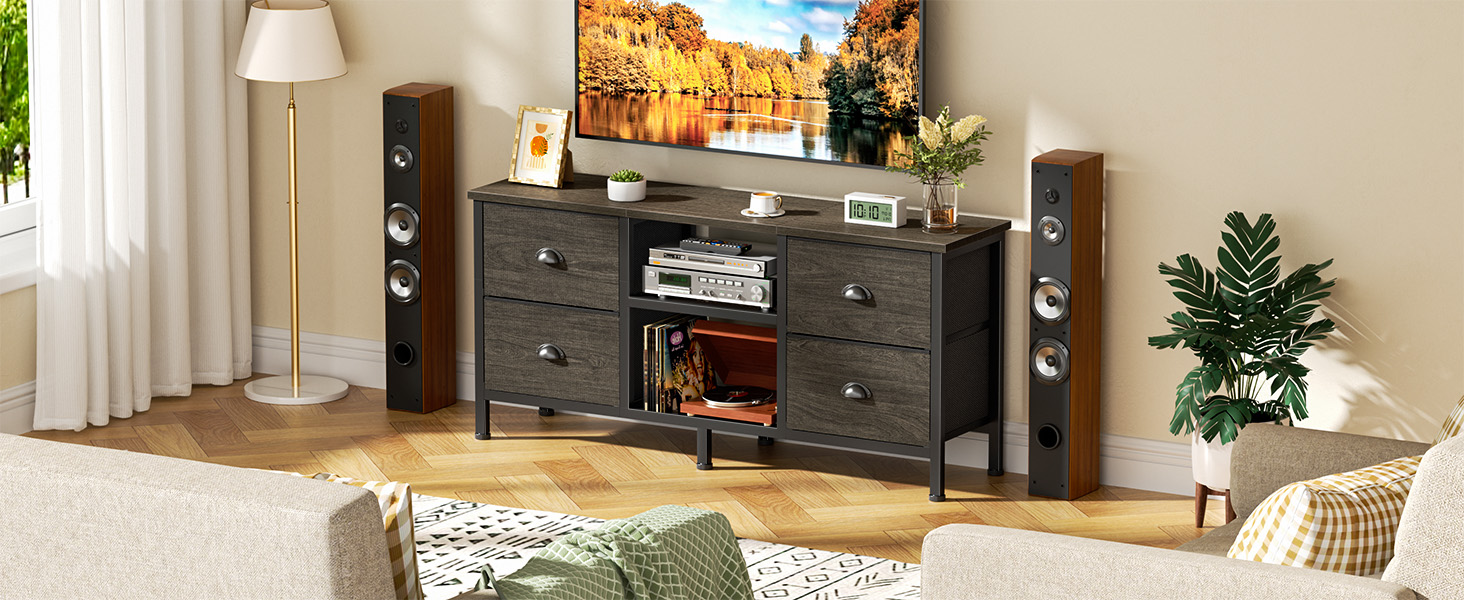 black tv stand