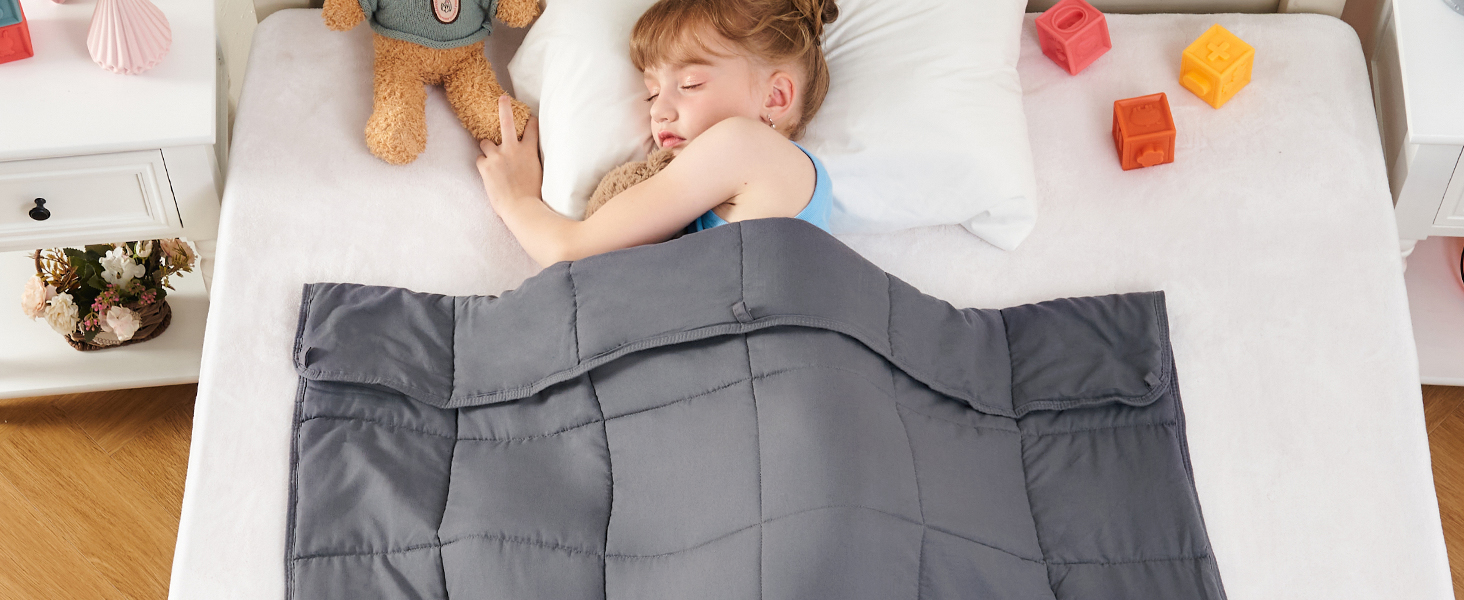 yescool Weighted Blanket Kids 7 Pounds (40"x60", 7lbs