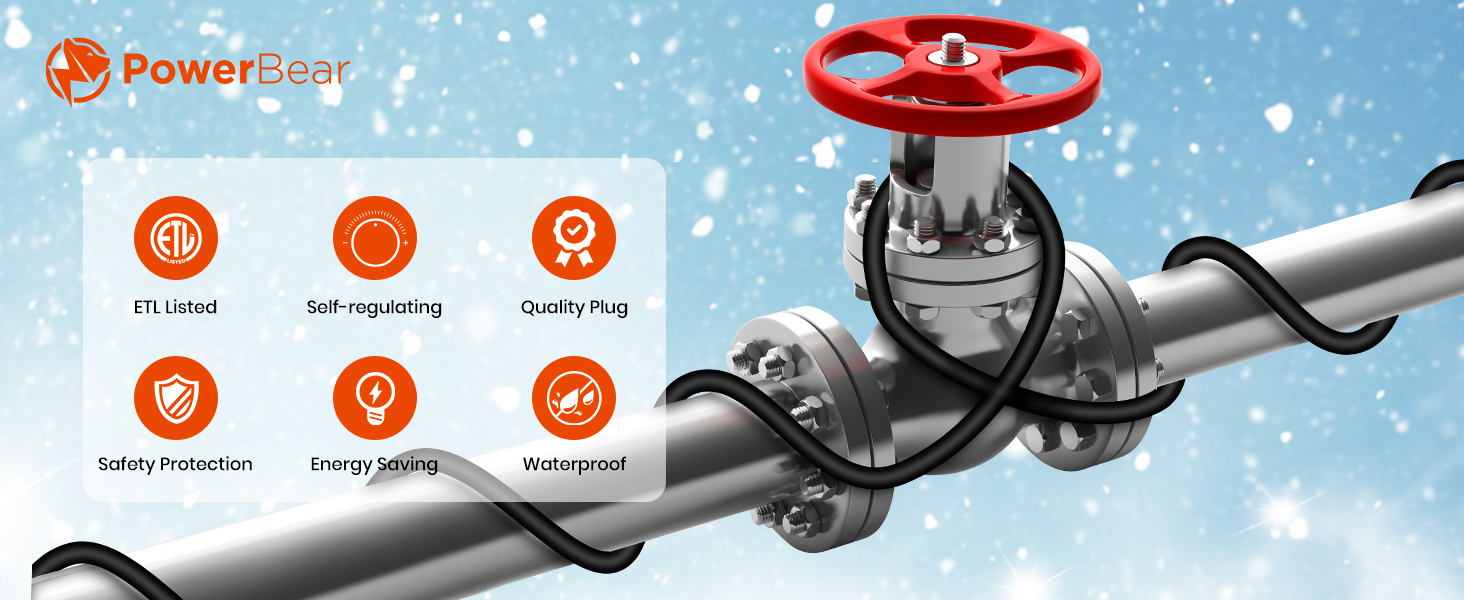 powerbear pipe heating tape