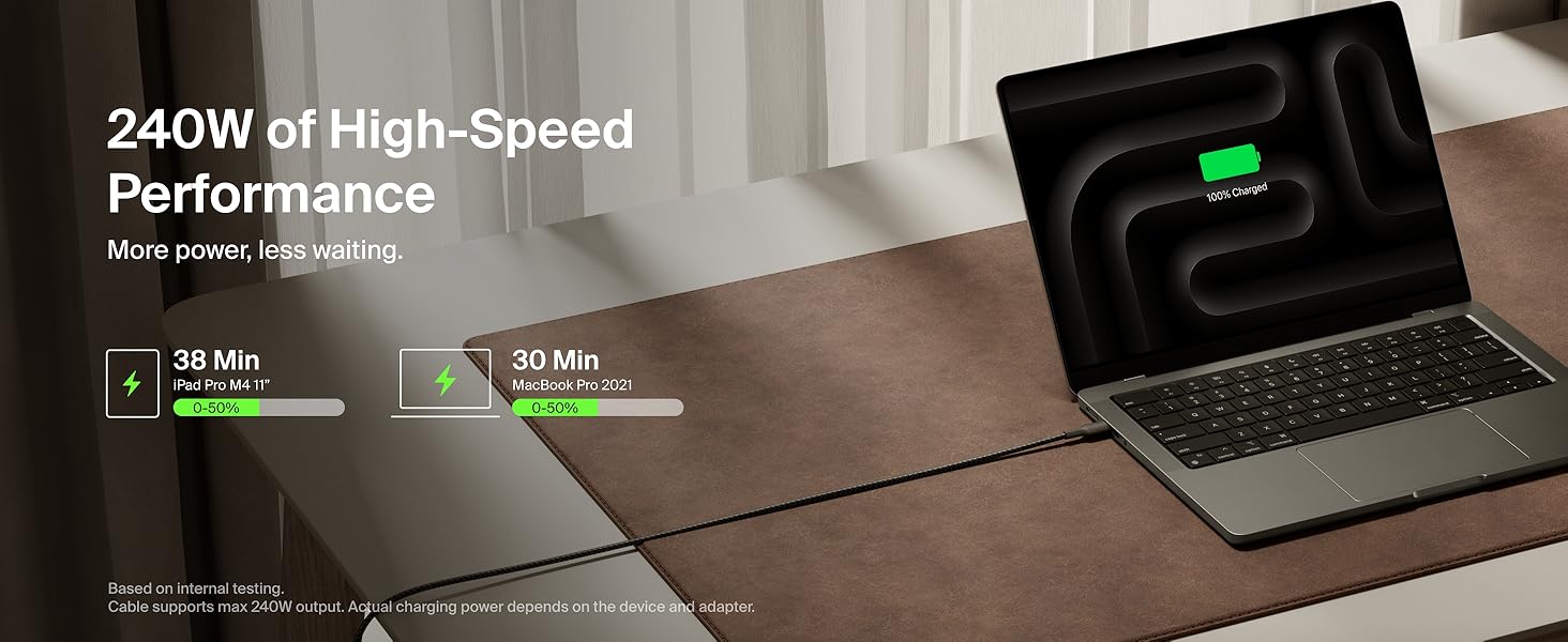 Κείμενο με την ένδειξη «Εικόνα 5». Ορατό κείμενο: «240W υψηλής ταχύτητας απόδοσης». Μαύρη ηλεκτρονική συσκευή με ψηφιακή οθόνη που εμφανίζει διάφορα στοιχεία διεπαφής.