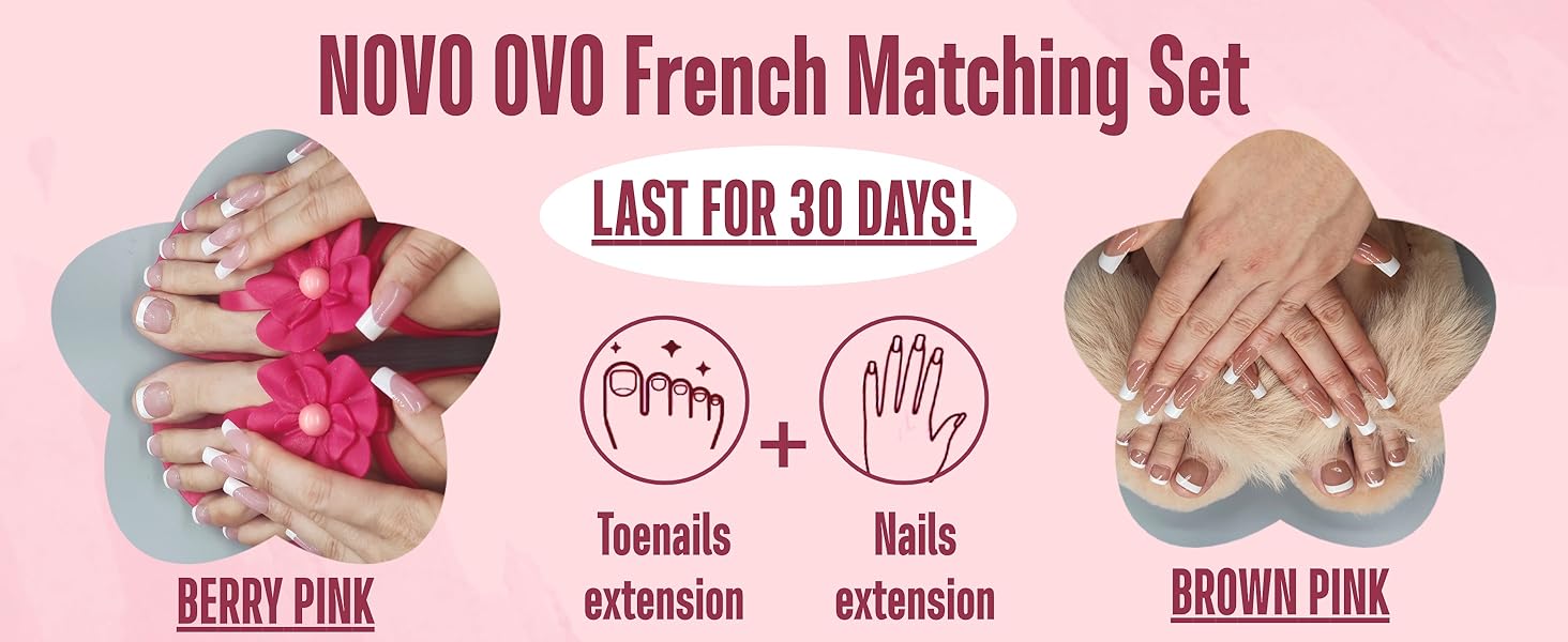 how to use French Tip toe Nail Tips 2