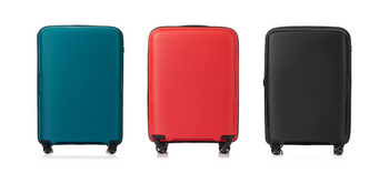 Tripp Escape Teal Suitcase, Tripp Escape Poppy Suitcase, Tripp Escape Black Suitcase