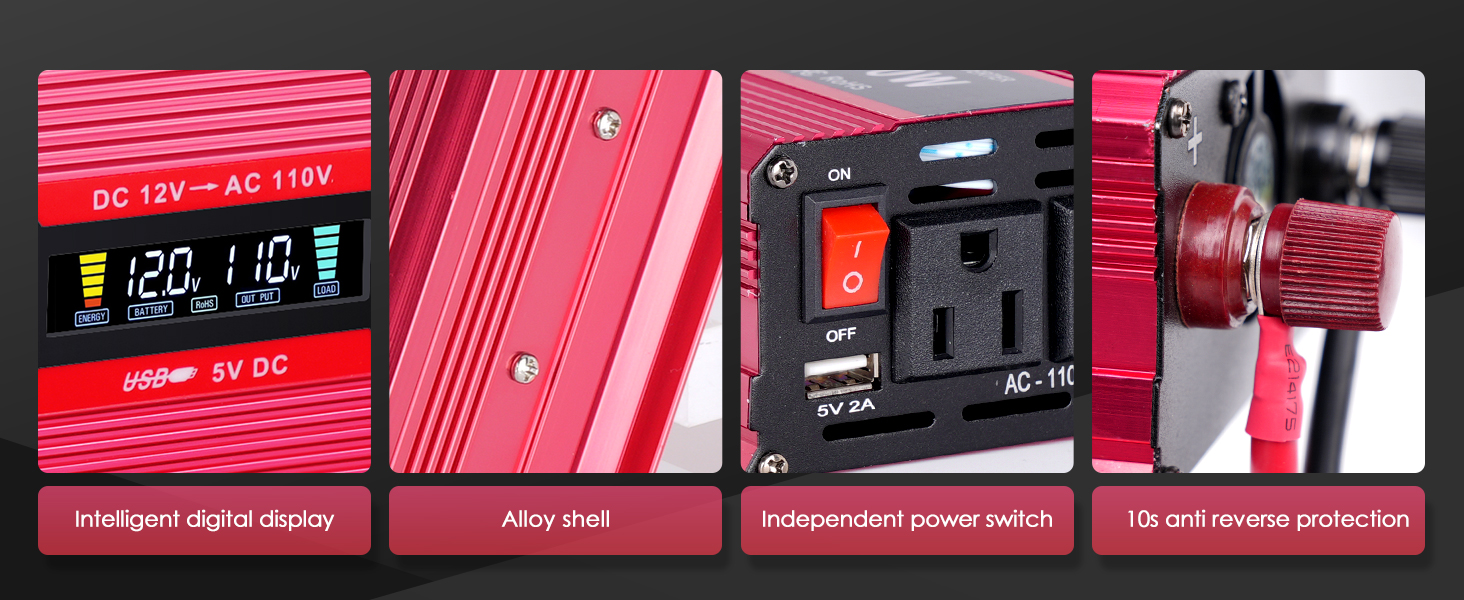 power inverter 12v to 110v