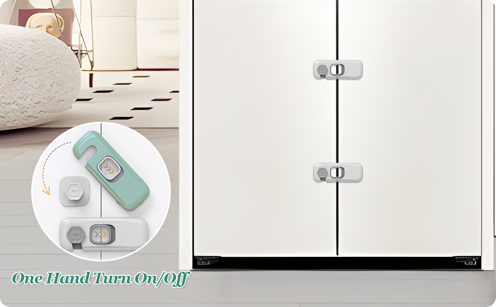 Harewu 5Pcs Kids Security Refrigerator Locks.Protective