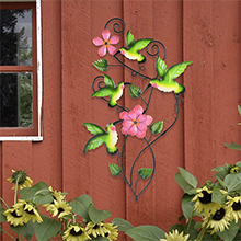 Metal Hummingbird Garden Stake