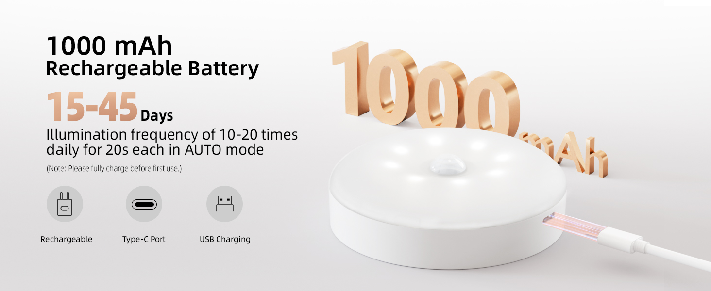 Rechargeable puck lights