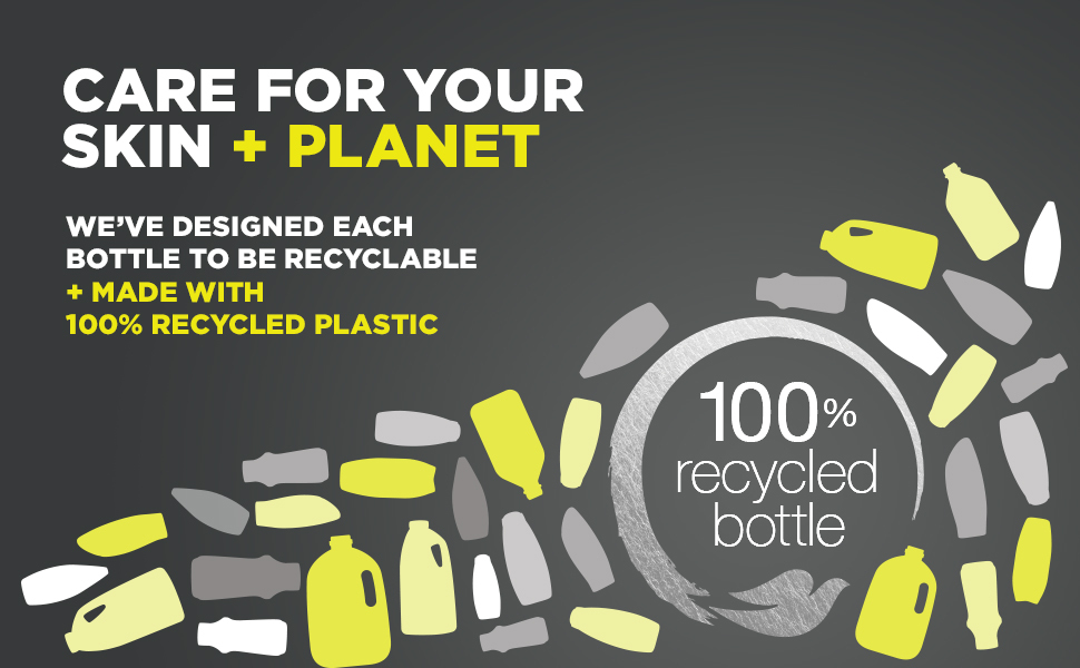 100 percent recycled bottle