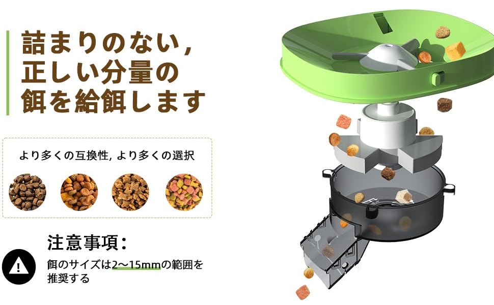 自動フィーダー猫