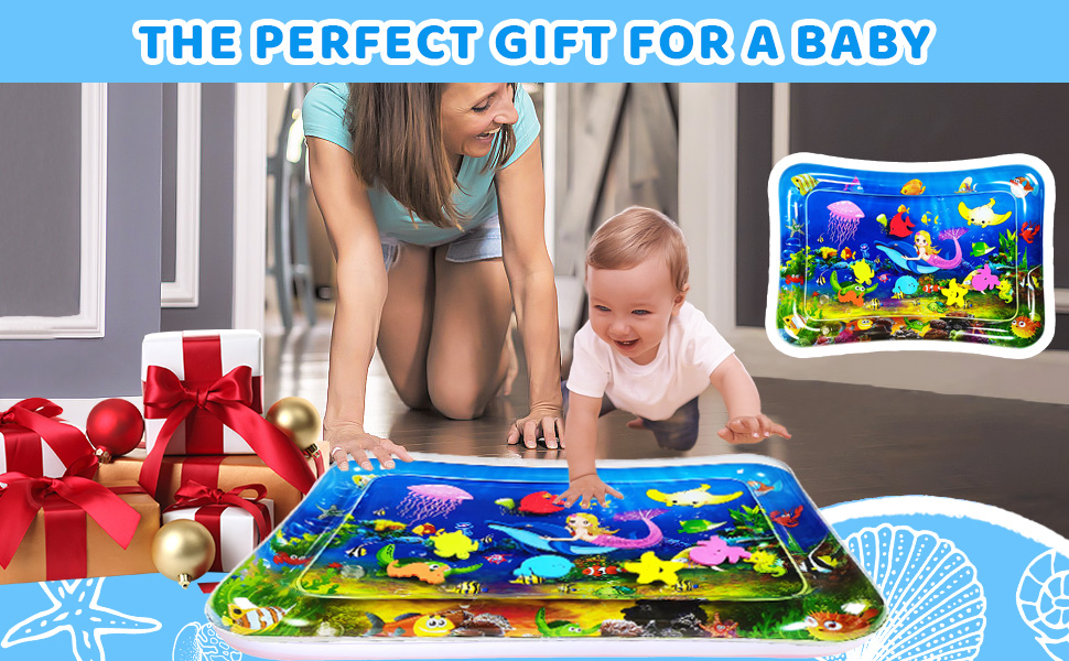 Tummy time Water Play mat.