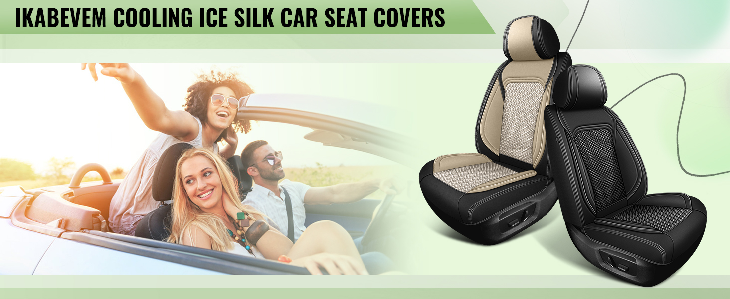 IKABEVEM Car Seat Covers Full Set for Buick Encore GX 20202023 2024 2025 Cooling