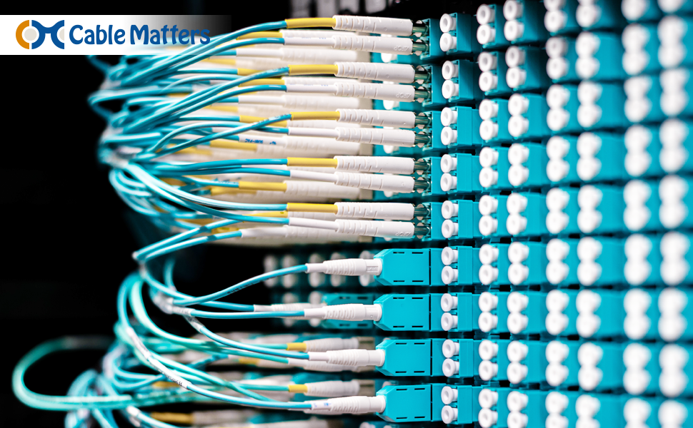 6-Port Fiber Patch Panel with 6 Duplex LC Fiber Optic Adapters