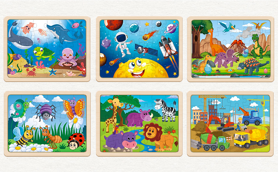 PC 4 Childrenページ Classic Board Game Set, Set of 4