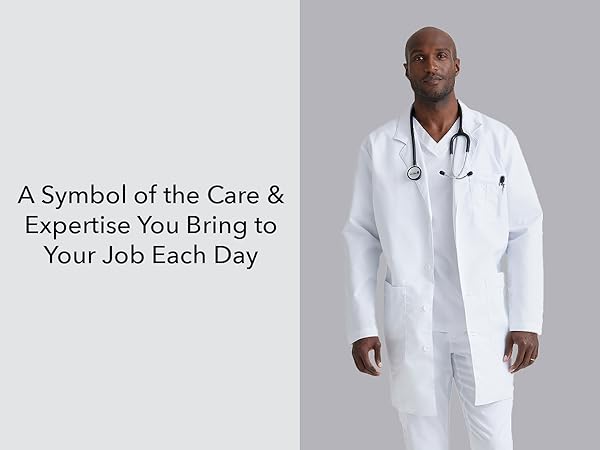 Amazon.com: BARCO Verse Lab Coat for Men - Professional, 3-Pocket