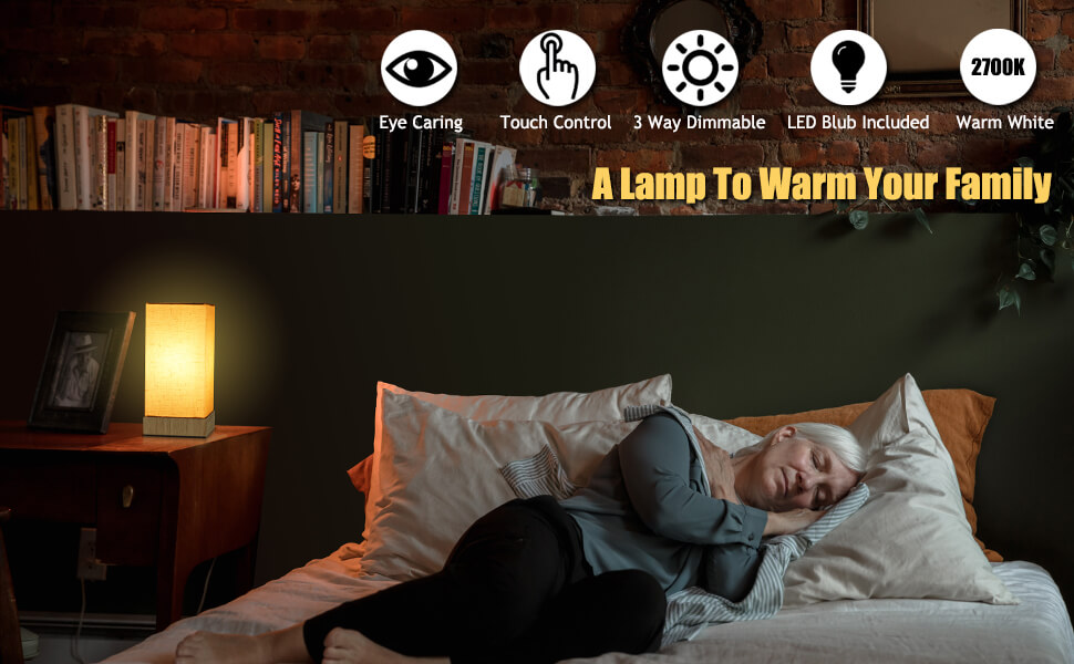beside lamp