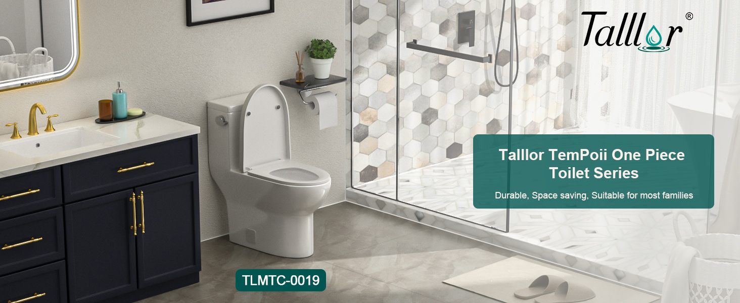 Talllor Side Lever OnePiece Toilet Tempoii TLMTC0016 Comfort ADA
