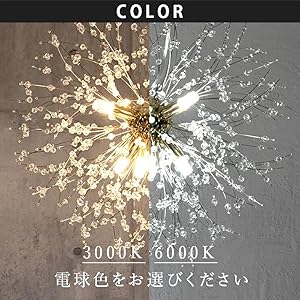 定価27,880円　未使用品　でんらい　シャンパンクリア　3000K　照明　花火 楽天市場】ペンダントライト おしゃれ 北欧 8灯 花火