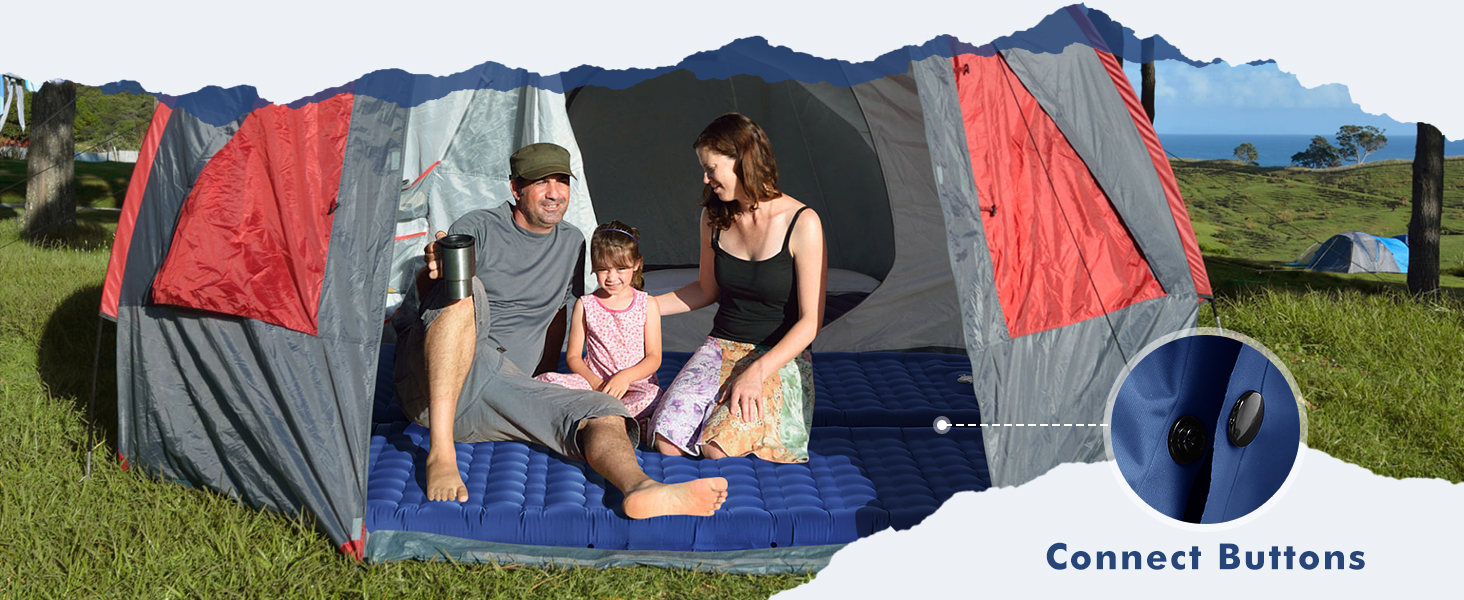 Camping Sleeping Pad Relefree 12CM UltraThick Inflatable Mattress