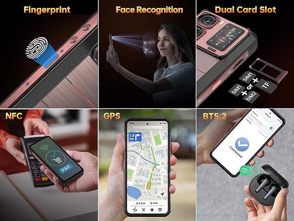 【5G対応】OUKITEL WP300 タフネススマホ Android 15 Oukitel WP300 NFCタフネススマホ 12GB+512GB 120W急速充電