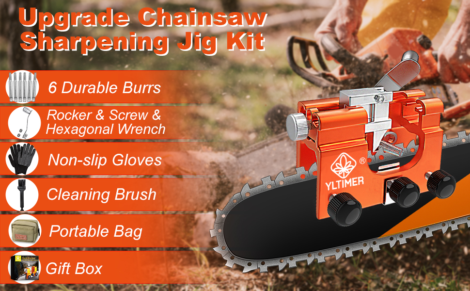 Chainsaw Sharpener, Chainsaw Sharpening Jig Kit Hand