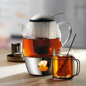 WMF - WMF Tea Moments ストレーナー　ウォーマー付き　ティーポット Amazon｜WMF (ヴェーエムエフ) ティーポット 1.0L 耐熱ガラス