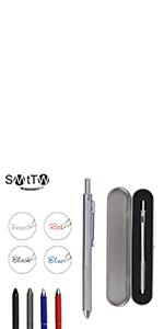 multi colored pens in one 