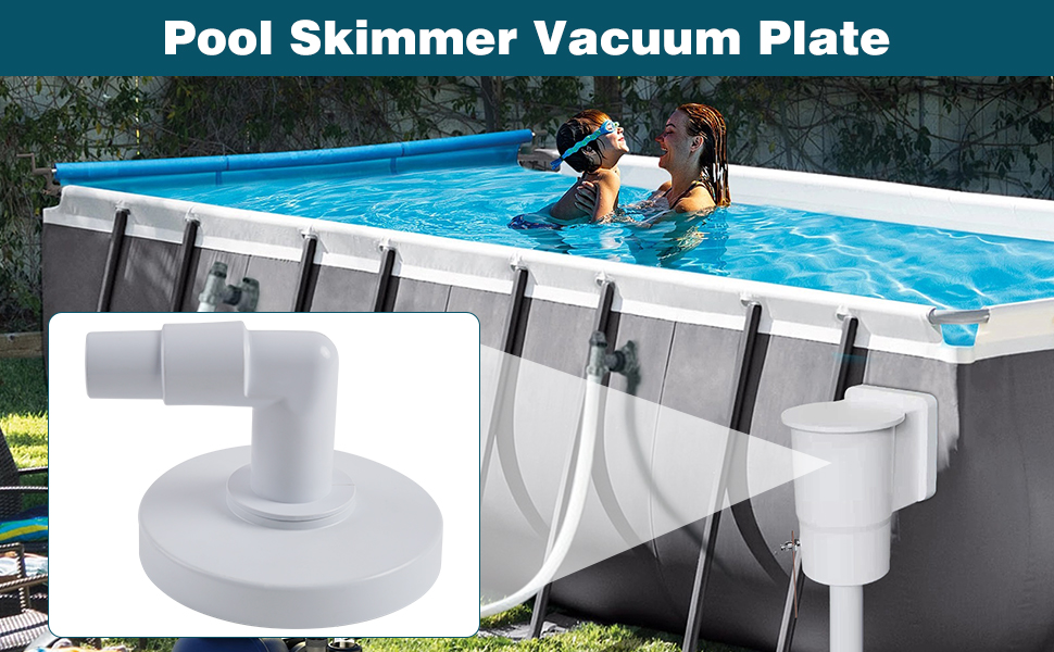 pool skimmer vacuum plate